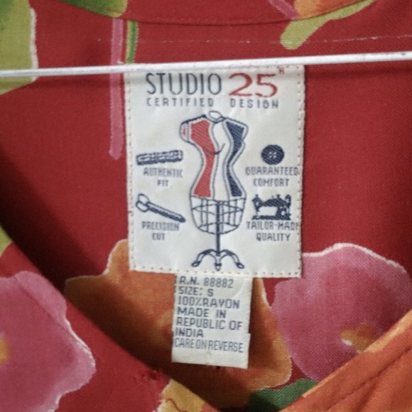 Studio 25 Red Summer Dress Romper - Picture 2 of 5